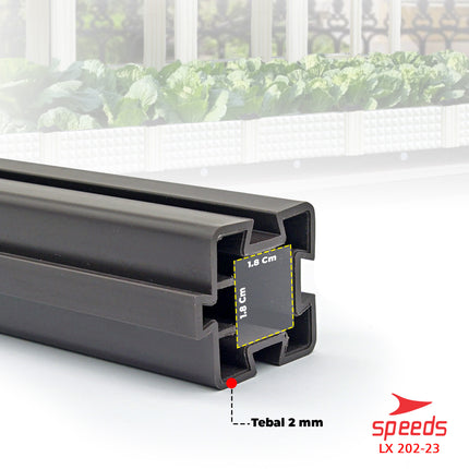 SPEEDS Kaki Penyangga Plastik Planter Box Dudukan Tanaman Hiasan Pot Tanaman 202-23