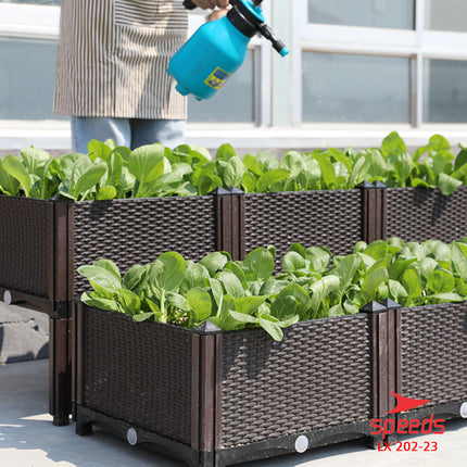 SPEEDS Kaki Penyangga Plastik Planter Box Dudukan Tanaman Hiasan Pot Tanaman 202-23