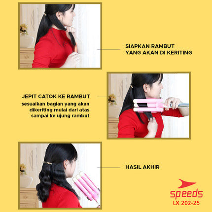 SPEEDS Catokan Rambut Original Hair Curly Keriting Catokan 20mm Otomatis Portable 202-25
