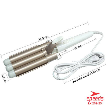 SPEEDS Catokan Rambut Original Hair Curly Keriting Catokan 20mm Otomatis Portable 202-25