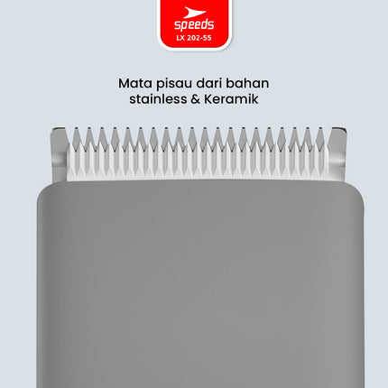 SPEEDS Alat Cukur Rambut Bayi Anak Elektrik USB Cordless Hair Clipper Rechargeable Professional Electric 202-2608