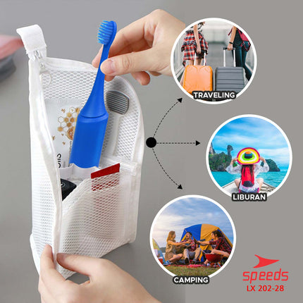 SPEEDS Sikat Gigi Elektrik Tooth Brush Electric Mini Portable Traveling Sikat Gigi Vibration 202-28