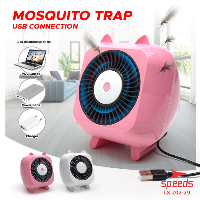 SPEEDS Kipas Jebakan Nyamuk Mosquito Trap Perangkap Nyamuk Mosquito Killer USB Portabel 202-29