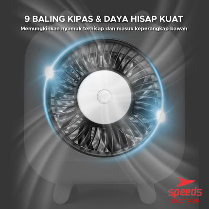 SPEEDS Kipas Jebakan Nyamuk Mosquito Trap Perangkap Nyamuk Mosquito Killer USB Portabel 202-29
