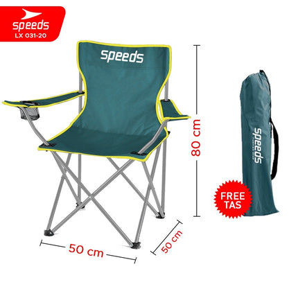 SPEEDS Kursi Lipat Pancing Camping Fishing Folding Chair Camping Piknik Keluarga Outdoor 031-20