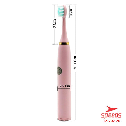 SPEEDS Sikat Gigi Elektrik Sikat Gigi Mini Electric Toothbrush Sikat Gigi Baterai Otomatis 202-20