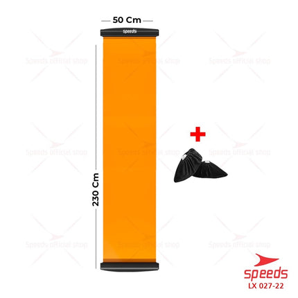 SPEEDS Sliding Mat Alat Fitness Gesek Kaki Portabel Alat Olahraga Gym Sport Gesek Glider Mat 027-22