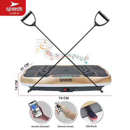 SPEEDS Body Slimmer Alat Pijat Elektrik Alat Pelangsing Perut Alat Olahraga Tubuh Gym Fitness 070-25