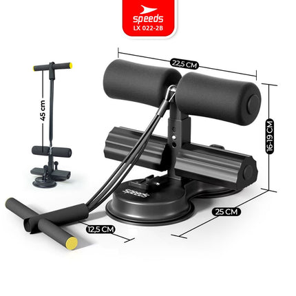 SPEEDS Sit Up Stand Holder Alat Penahan Kaki Sit Up + Tali Fitness Resistance Olahraga Portabel 022-4A