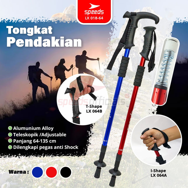 SPEEDS Trekking Pole Tongkat Hiking Mendaki 018-64