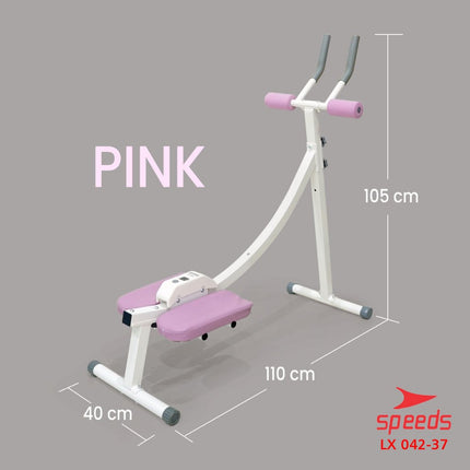 SPEEDS AB Coaster Gym Equipment for Abdominal Muscle Toning, Abdomen, Thigh, and Hip Workout 042-37