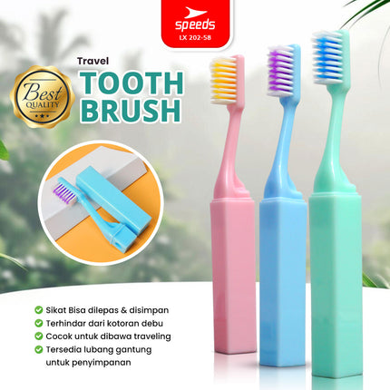 SPEEDS Sikat Gigi Toothbrush Gosok Gigi Hotel Warna-Warni Atasi Karang Gigi 202-58