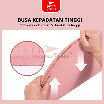 SPEEDS Skipping Mat 6-10-15mm Matras Lompat Tali Olahraga Fitness Jumping Mat Empuk Anti Slip 027-36
