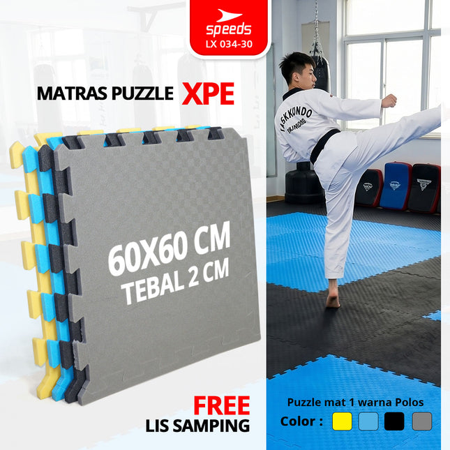 SPEEDS Matras Taekwondo XPE 60x60x2cm 034-30