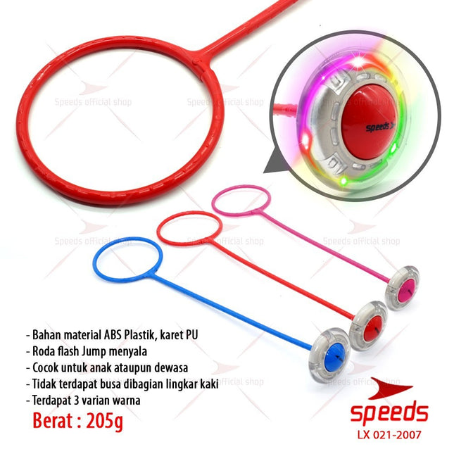 SPEEDS Flash Jump Skipping Kaki Dancer Mainan Olahraga Loncat Tali Anak Remaja Fitness Gym 021-2007