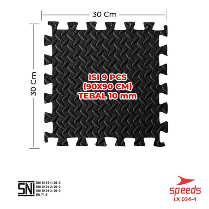 SPEEDS Matras EVA mat 30x30cm 10mm Matras Puzzle Anak Evamat Empuk Soft 034-4