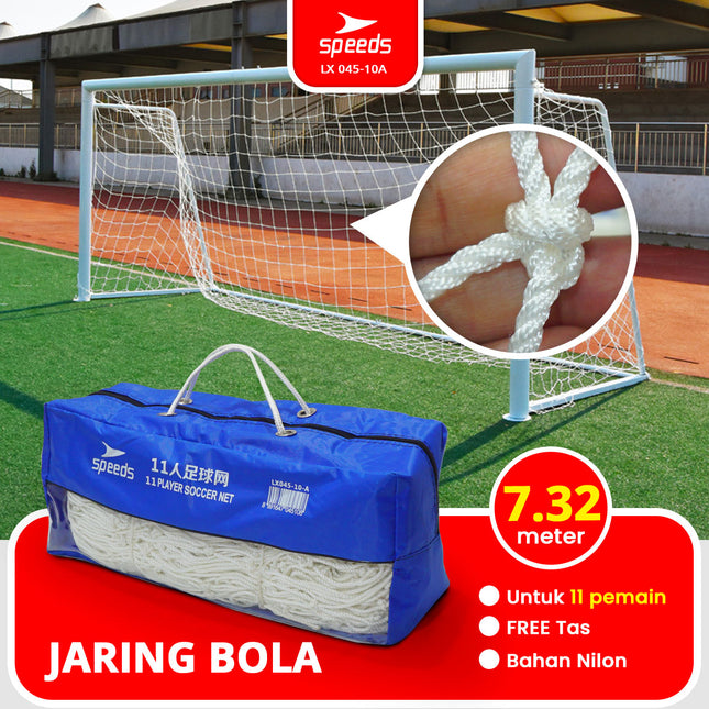 SPEEDS Jaring Gawang Sepak Bola 7x2m 045-10