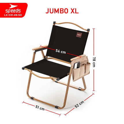 SPEEDS Kursi Lipat Camping Foldable L, XL 031-49