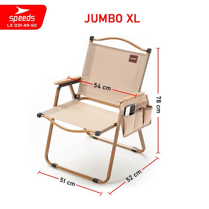 SPEEDS Kursi Lipat Camping Foldable L, XL 031-49