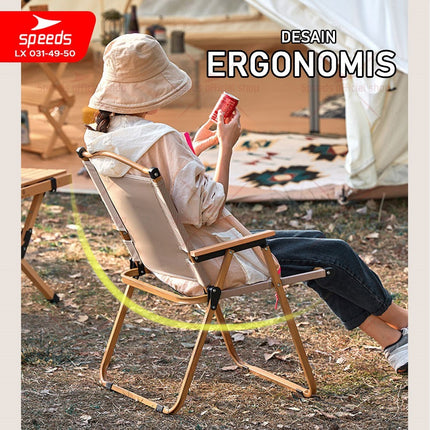 SPEEDS Kursi Lipat Camping Foldable L, XL 031-49
