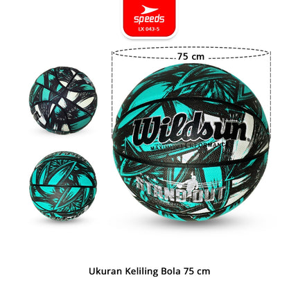 SPEEDS Basketball Original Wildsun Natural Rubber 043-5