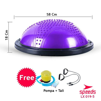 SPEEDS Balance Step Speeds ORIGINAL / Bosu Ball Pembakar Lemak Olahraga 019-5