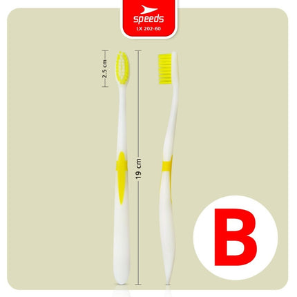 SPEEDS Sikat Gigi Travel Toothbrush Gosok Gigi Hotel Tooth Brush Warna-Warni Atasi Karang Gigi 202-60