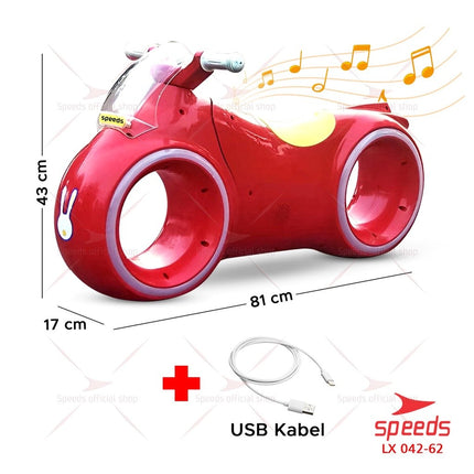 SPEEDS Kids Toy Bicycle Kids Motorcycle Kids Rocking Horse Mini Balance Bike Standard 042-62
