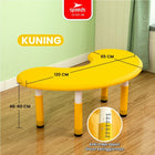 SPEEDS Meja Belajar Anak Bulan Moon Meja Table TK Paud Colorful Kids Table Warna Warni Ergonomis 031-66