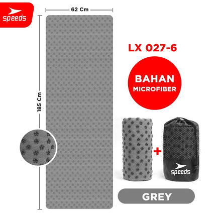 SPEEDS Yoga Towel Mat Handuk Yoga Matrass Anti Bacterial Washable Portable Untuk Fitness 027-6