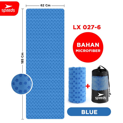 SPEEDS Yoga Towel Mat Handuk Yoga Matrass Anti Bacterial Washable Portable Untuk Fitness 027-6