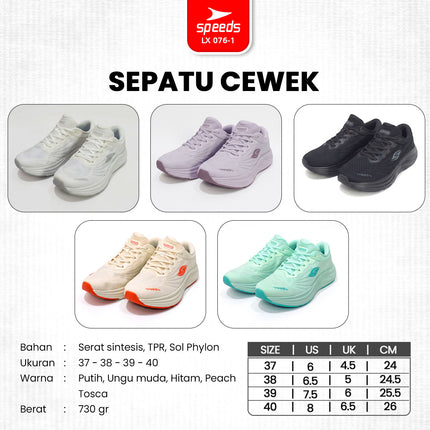 SPEEDS Sepatu Olahraga Wanita Sneakers Shoes 076-1