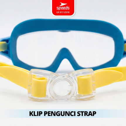 SPEEDS Kacamata Renang Anak Swimming Goggles Anti Fog Lensa Jernih 017-2510