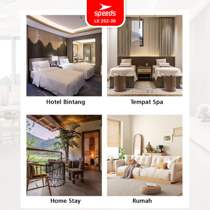 SPEEDS Sandal Hotel Slippers Seliper Spons Sendal Selip Kamar Rumah Selop Alas Kaki 202-30