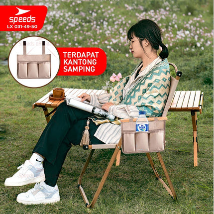 SPEEDS Kursi Lipat Camping Foldable L, XL 031-49