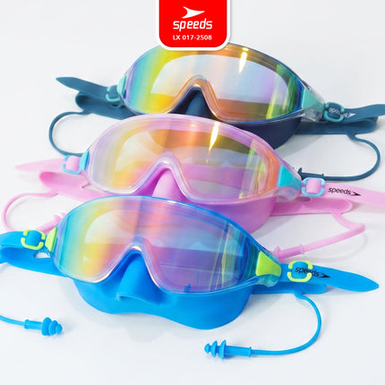 SPEEDS Swimming Goggles Kacamata Renang Anak + Earplug Anti Fog 017-2508