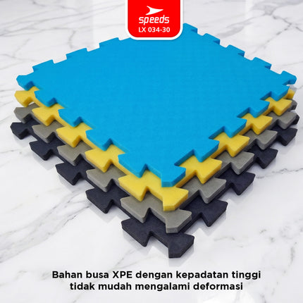 SPEEDS Matras Taekwondo XPE 60x60x2cm Empuk Matras Puzzle Alas Ruangan 034-30