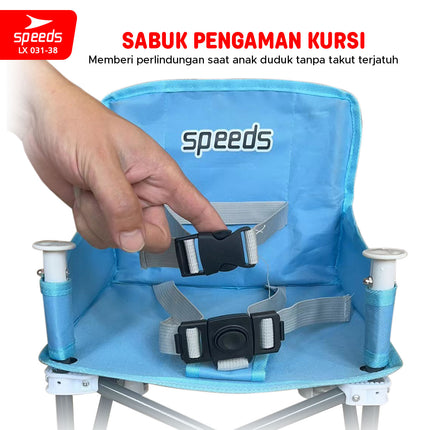 SPEEDS Kursi Makan Lipat Bayi Portabel 031-38