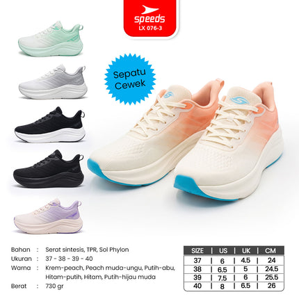 SPEEDS Sepatu Olahraga Sneakers Wanita 076-3