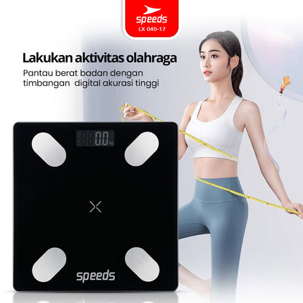 SPEEDS Timbangan Berat Badan Digital Max 180kg 040-17
