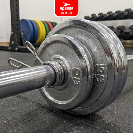 SPEEDS Spring Collar Penjepit Plat Barbell Spring Clip Collar Clamp Penjepit Stik Barbel Untuk Gym 014-48