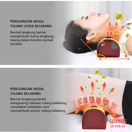 SPEEDS Bantal Pijat Elektrik Portable 070-13