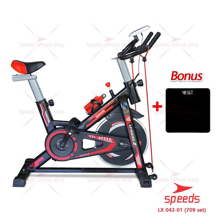 SPEEDS Spinning Bike Magnetic Exercise Bike Alat Fitness 042-70