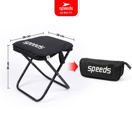 SPEEDS Mini Folding Chair Kursi Lipat Mini Outdoor Indoor Muat Disaku Portabel Oxford 600D 031-71