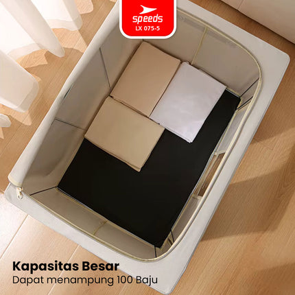 SPEEDS Storage Box Kotak Penyimpanan Multifungsi Container Oxford Tahan Air Lembab 075-5