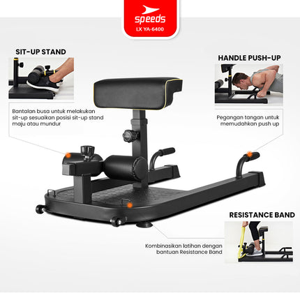 SPEEDS Squat Machine Alat Fitness Bench Multifungsi Gym 042-6400