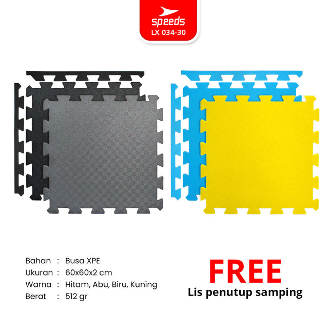 SPEEDS Matras Taekwondo XPE 60x60x2cm 034-30