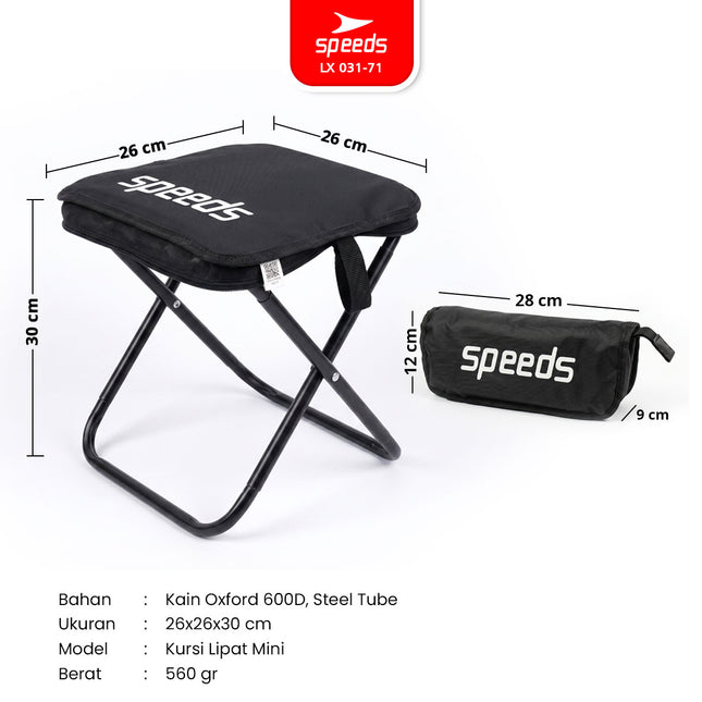 SPEEDS Kursi Lipat Mini Muat Disaku 031-71