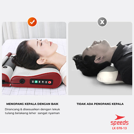 SPEEDS Bantal Pijat Elektrik Portable 070-13