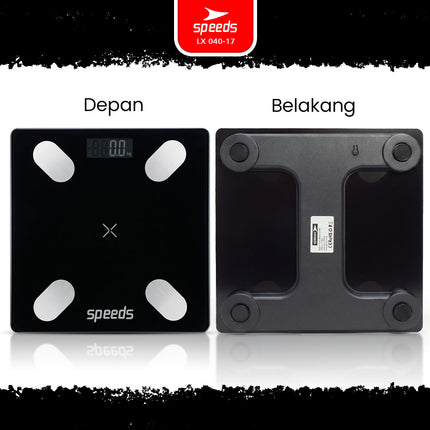 SPEEDS Timbangan Berat Badan Digital Max 180kg 040-17